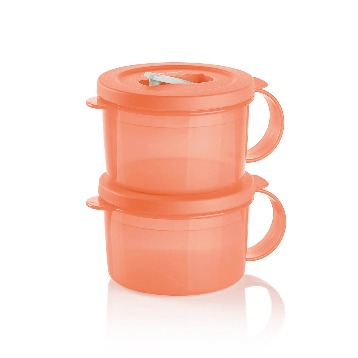 Tupperware CrystalWave® PLUS Microwave Soup Mug | Set of 2 | Leakproof Lunch Container
