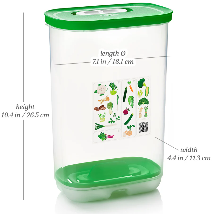 Tupperware® FridgeSmart® Vertical | Produce Storage Container With Lid - Image 9