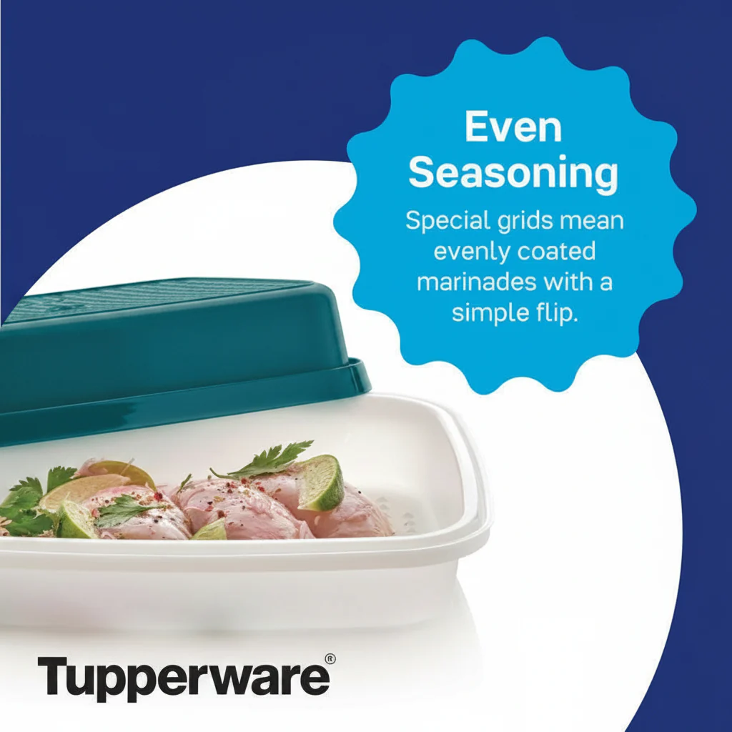 Tupperware® Season-Serve® Marinating & Food Storage Container with Lid - Image 5